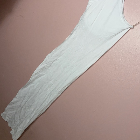 Enza Costa White One Shoulder Midi Dress - Picture 3 of 6